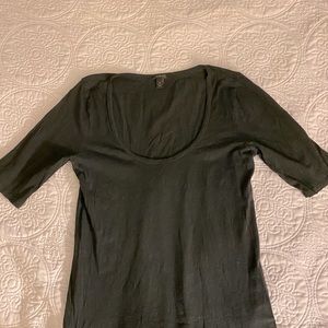 Modal blend slim scoop neck Tee shirt J Crew EUC